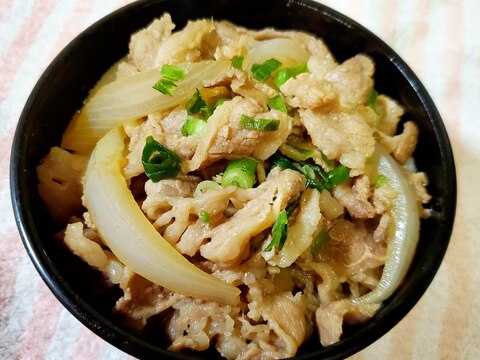 我が家の定番☆牛丼